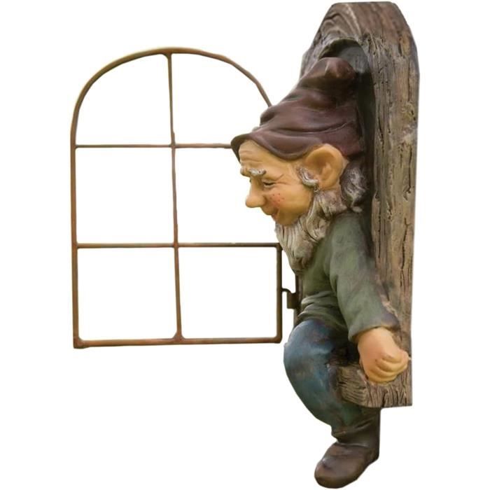 ESTINK Ornements D'elfe Statue De Jardin Elfe Mignon, Ornement Nain En Résine Pour Décoration