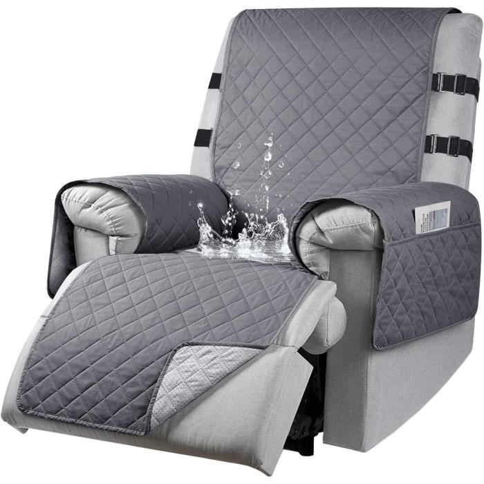 Housse de fauteuil avec poches intégrées