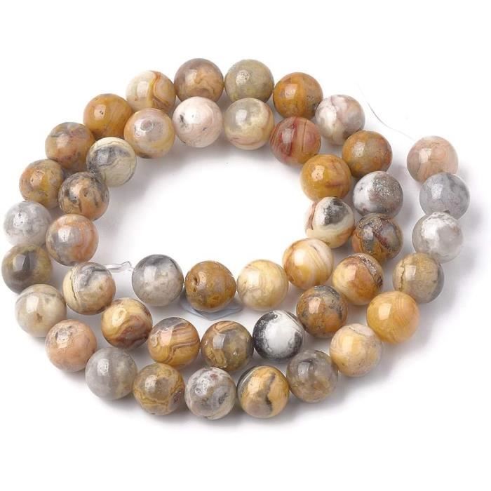 Perles de pierres précieuses naturelles citrine lisses pour bijoux - France