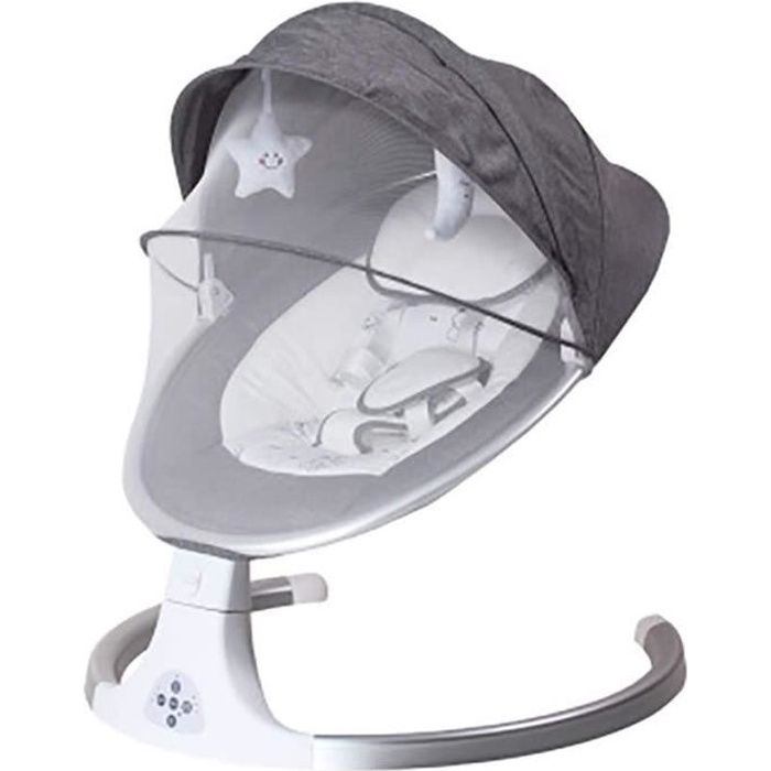 Balancelle Bebe Electrique Berceau Lit Bebe Berceau Electrique Pour Nouveau Ne Unisexe Gris Cdiscount Puericulture Eveil Bebe