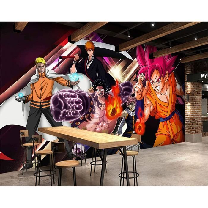 3D Naruto Wukong One Piece 11 Japan Anime Fond d'écran Mur Peintures  Murales Amovible Murale