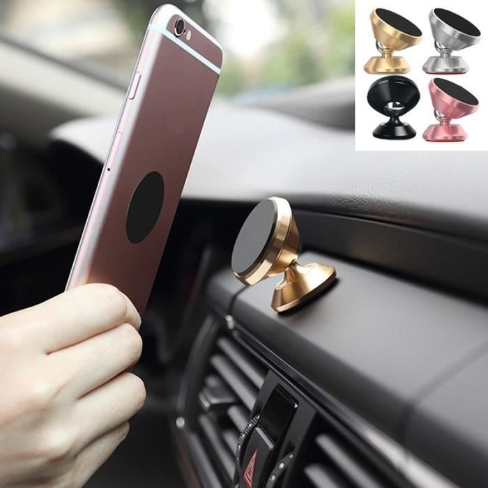 Coque Telephone 360 Degres Support Voiture Universel Aimant