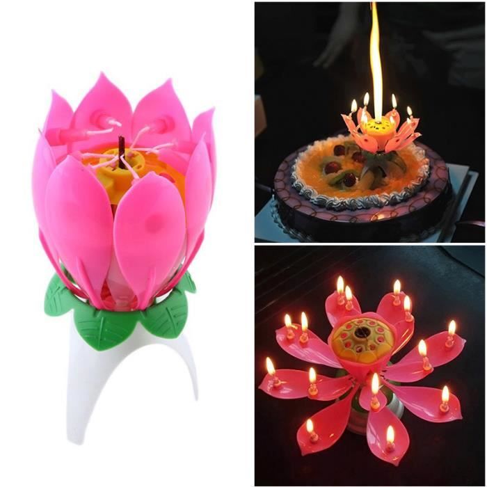 Joy Singing Music Bougie D Anniversaire Bougie Monoclame Lotus Bougie De Fleurs En Fleurs Achat Vente Bougie Anniversaire Soldes Sur Cdiscount Des Le 20 Janvier Cdiscount