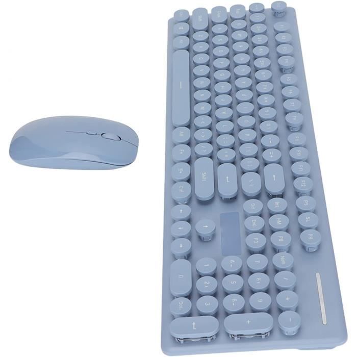 Ensemble Clavier Et Souris Sans Fil Set ™ + Récepteur USB - Design Ergonomique