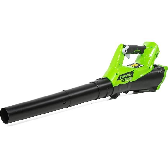 Greenworks GD40AB Souffleur à Batterie Axial De Feuilles Ortes Sans