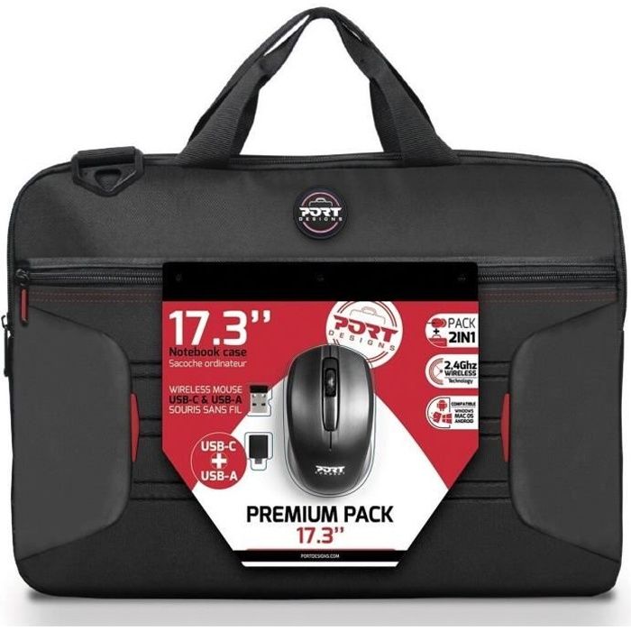 PREMIUM PACK : Sacoche pour PC Portable 17\