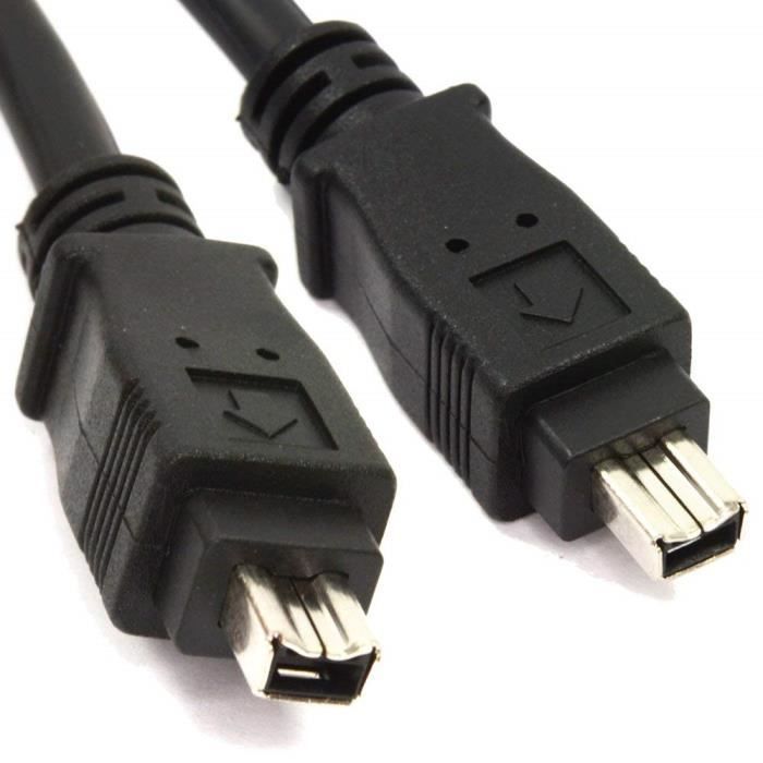 INECK® Firewire IEEE 1394 câble 4 Vers 4 Broches 2 m