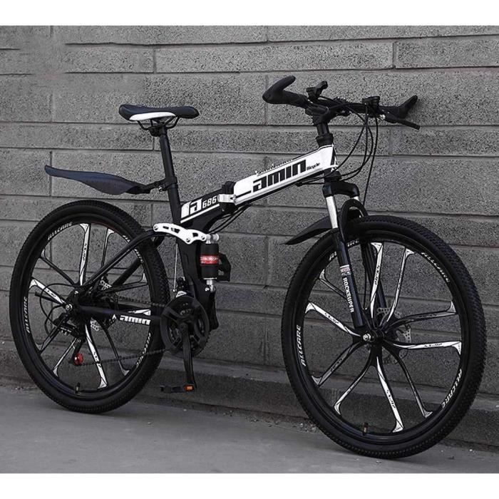 Aluminium L ger Vtt Adulte V los Pliants 26inch 24 Vitesses Double