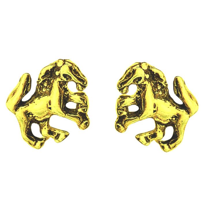 Paire de conchos en fer Clovis à vis dos plaque argent Hansen Western Gear cheva