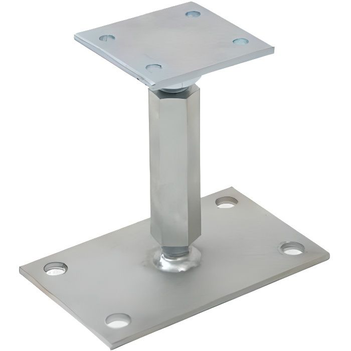 Pied de poteau r glable en hauteur de 120 200 Cdiscount