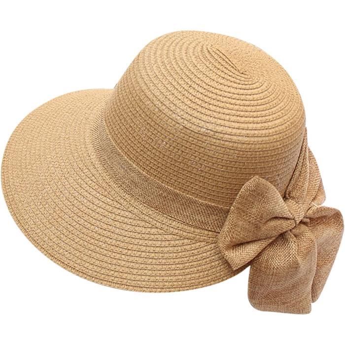 casquette en paille pour femme