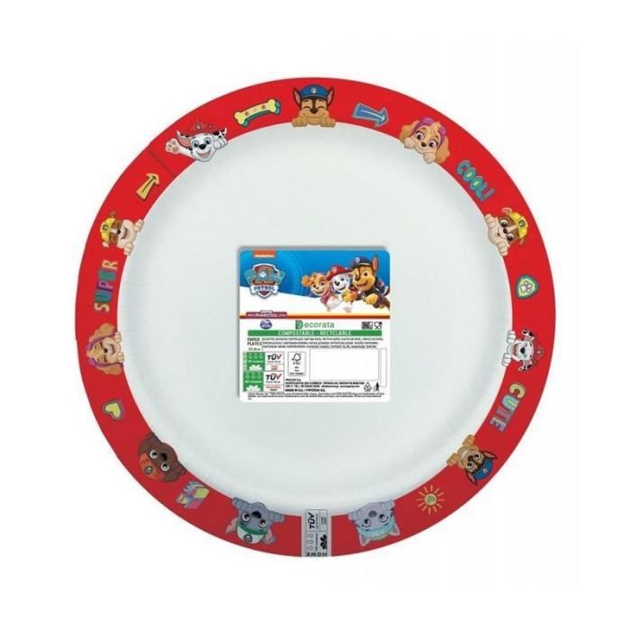 Assiette En Carton Pat Patrouille Cdiscount Assiette En Carton Pat Patrouille Cdiscount