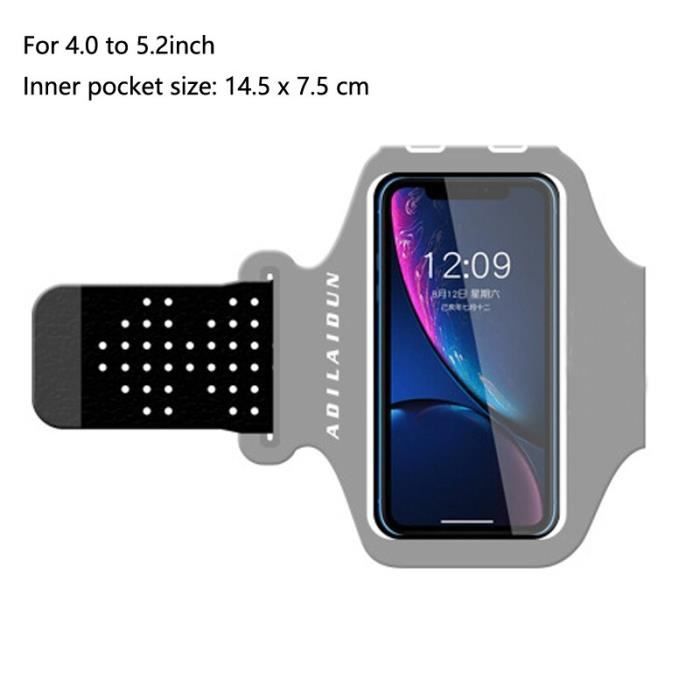 Pochette lumineuse pour t?�l?�phone portable, pochette ?�tanche pour Fitness, course ?� pied 