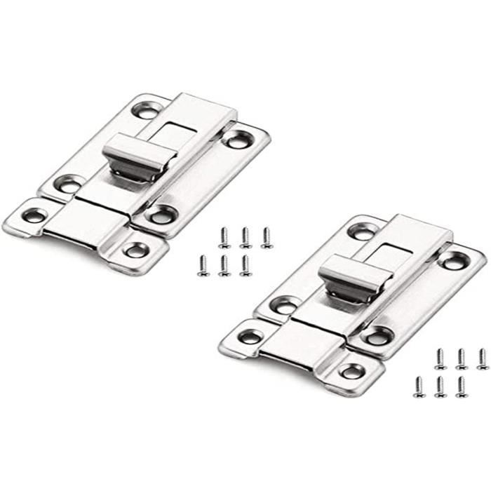 Lot De 2 Verrous à Pointe Unique Buyers Products LL9000 - Noir, Moulé Sous Pression, Pour Boîtes à Outils Camion