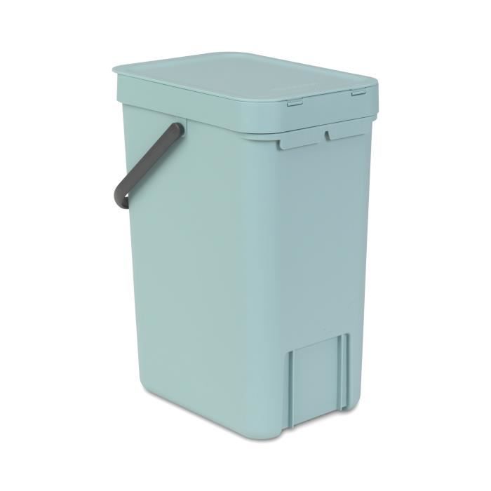 209826 Menthe Brabantia 3L Poubelle de tri Sort /& Go