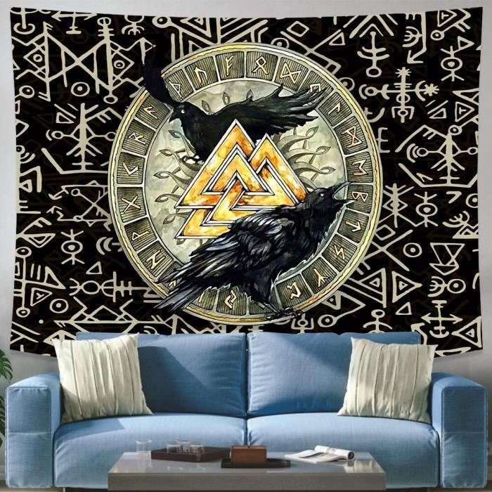 ZHONXIN Sept Chakra Tapisserie Yoga Méditation Tapisserie Murale Tapisserie Colorée Tenture Murale Pour Chambre Salon Dortoir (K,150X150cm