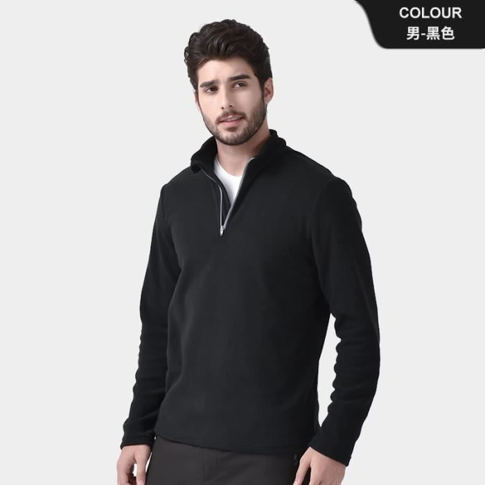 Couleur Homme Noir taille M Pull en polaire pour hommes et femmes,  coupe-vent, maintien au chaud, doux, confo - Cdiscount