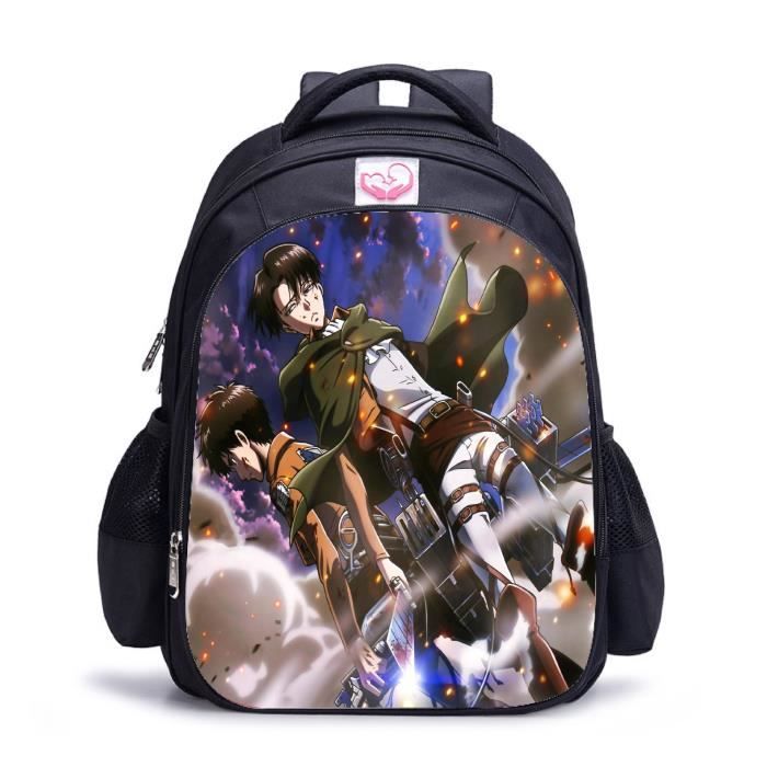 Sac a dos Attaque des Titans Gris 16 Pouces Enfant Dessin anime GRIS Cdiscount Bagagerie Maroquinerie