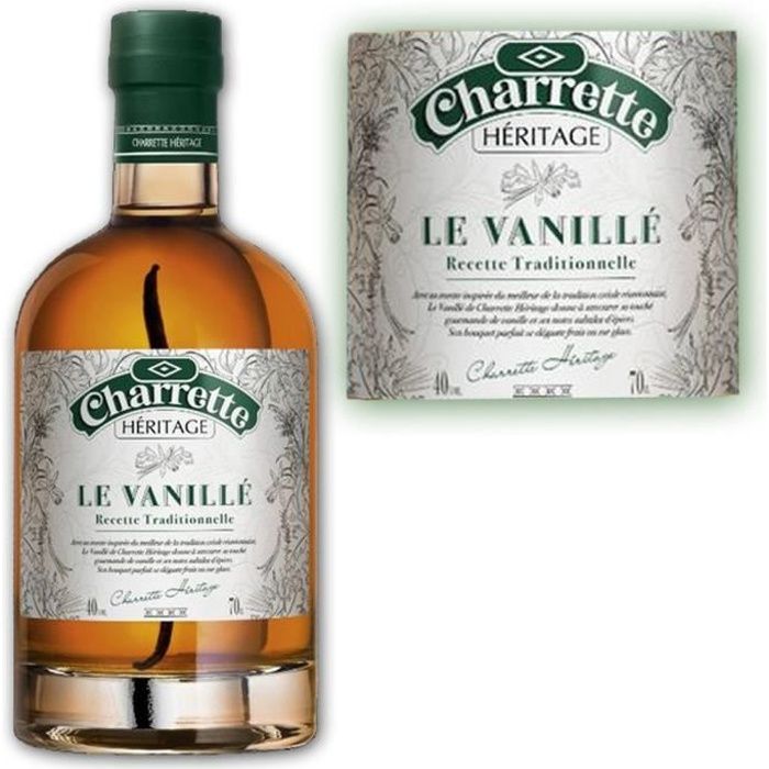 Rhum Charrette Heritage vanille 40° 70cl - La cave Cdiscount