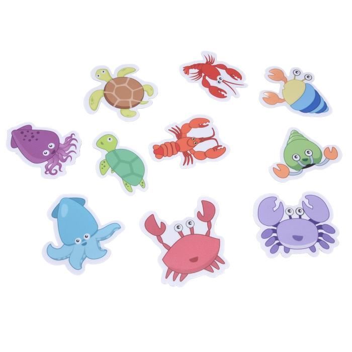 Kit 86 Cadeaux Fête Animaux Marins Eymobad - Porte-clés, Bracelets, Autocollants, Thème Océan, Anniversaire Enfants - 4