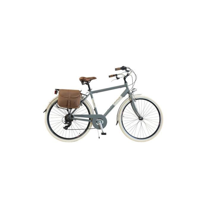 Vélo de Ville Retro Via Veneto by Canellini Aluminium Homme - Gris 54