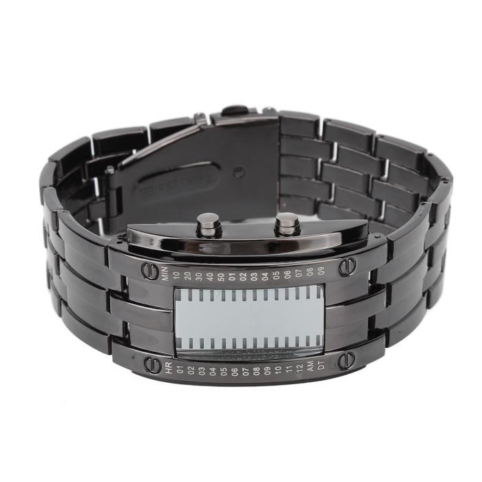 Duokon montre pour hommes Montre LED Affichage en mode temps