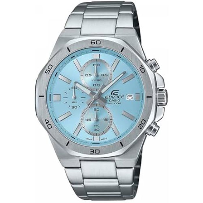 Montre - EDIFICE - EFV-640D-2BVUEF - Analogique - Quartz - Acier inoxydable - Étanchéité 3 ATM