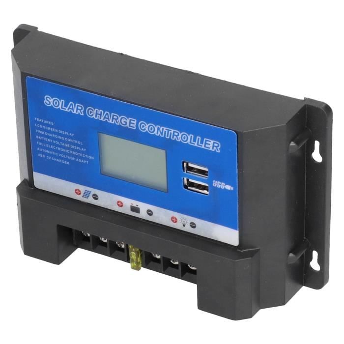 Contrôleur Solaire MPPT 100A 12-48V - Régulateur Panneau Solaire, écran LCD, USB, Protection - 10