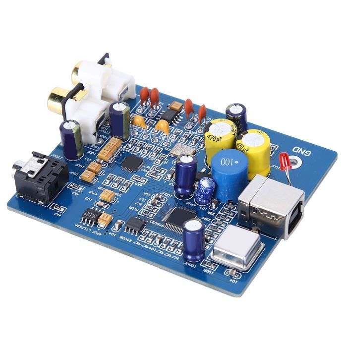 Carte Décodeur DAC Double PCM1794 - USB/Coaxial équilibré - Pour Audiophile DIY