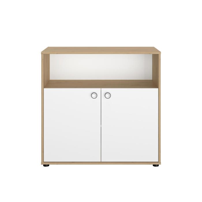 GALIPETTE - Commode 2 portes ARTHUR Made in France - Marron clair GALIPETTE - Commode 2 portes ARTHUR Made in France - Marron clair