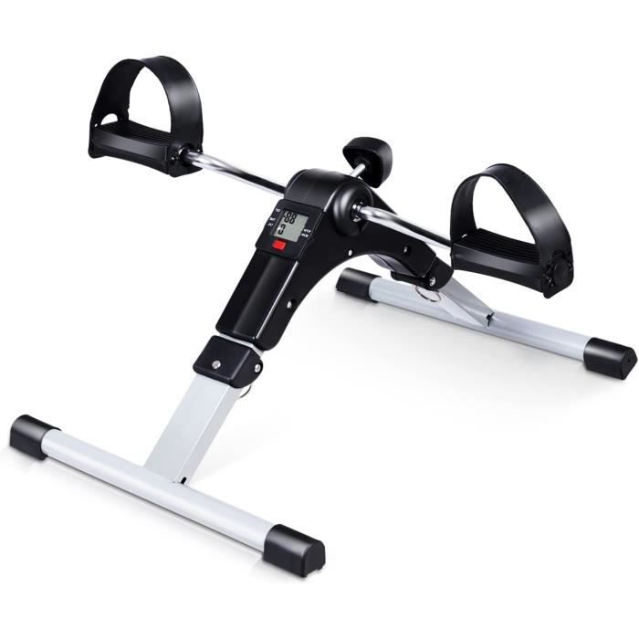 GOPLUS Mini Velo d Appartement Pliable avec Ecran LED Pedalier d exercice Portable avec Resistance Reglable Cdiscount Sport