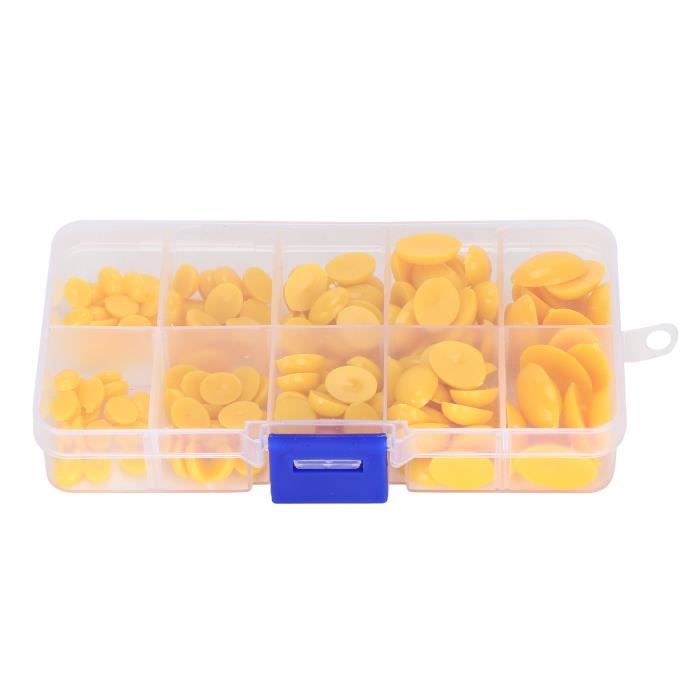 150 Yeux En Plastique Pour Poupées 6-12mm - Lot Avec Rondelles, Noir, DIY Peluches