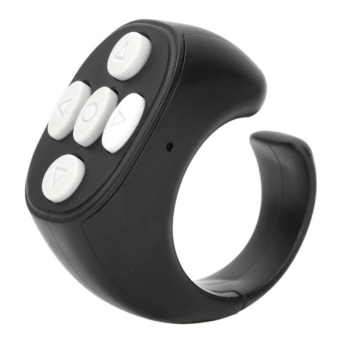 Télécommande Bluetooth Pour Smartphone - Molette De Défilement, Support Annulaire, Rose !