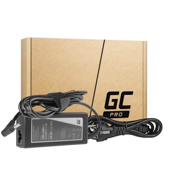 Chargeur Alimentation 20V 2.25A Pour Lenovo IdeaPad 110-15ISK - Connecteur 4.0x1.7mm, Neuf