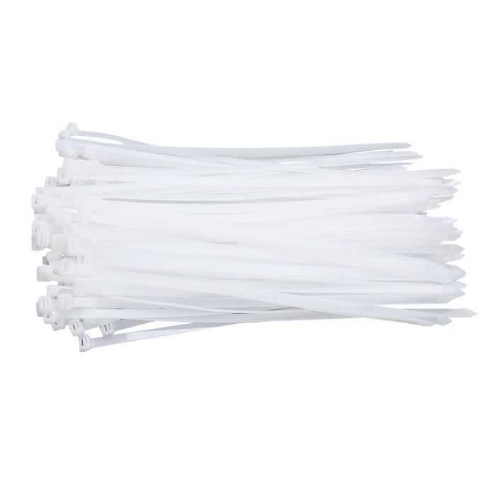 Lot 100 Attaches Câble Nylon Pour Voiture - 5 Styles (20 Pièces Chaque) - Fermeture éclair - Pour Organisateur Câbles Auto, Maison, Bricolage