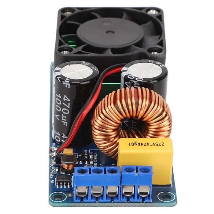 SUNGOOYUE Carte Amplificateur 1000W IRS2092S - Module Audio HiFi Classe D Stéréo Avec Ventilateur - Pour DIY Enceintes Et Caissons - 5