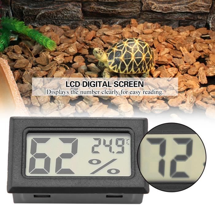 Moniteur de température d'humidité d'hygromètre avec thermomètre LCD  intégré mini avec sonde externe - Cdiscount