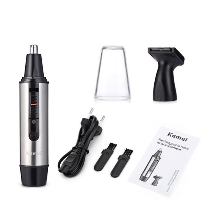 Tondeuse Nez Oreilles, Rasoir à Sourcils Électrique Barbe Rasage Poils du  Corps/Nez/Sourcils/Cheveux Homme Femme Outils Idée Cadeau - Cdiscount  Electromenager