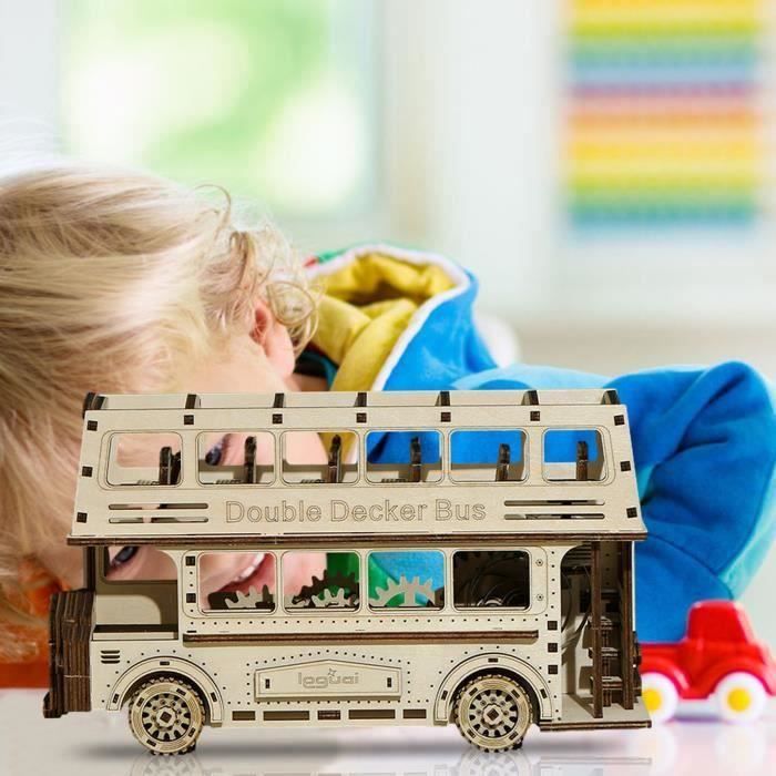 Tram Puzzle 3D En Bois, Maquette En Bois A Construire Pour Adulte,Idée
