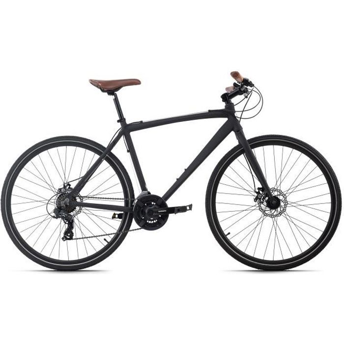Velo de ville 28 KS CYCLING UBN77 Homme 21 Vitesses Noir Taille de Cadre 46 cm Cdiscount Sport