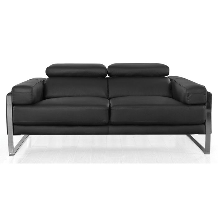 Canapé 2 places Cuir ALIYAH - Angle Droit