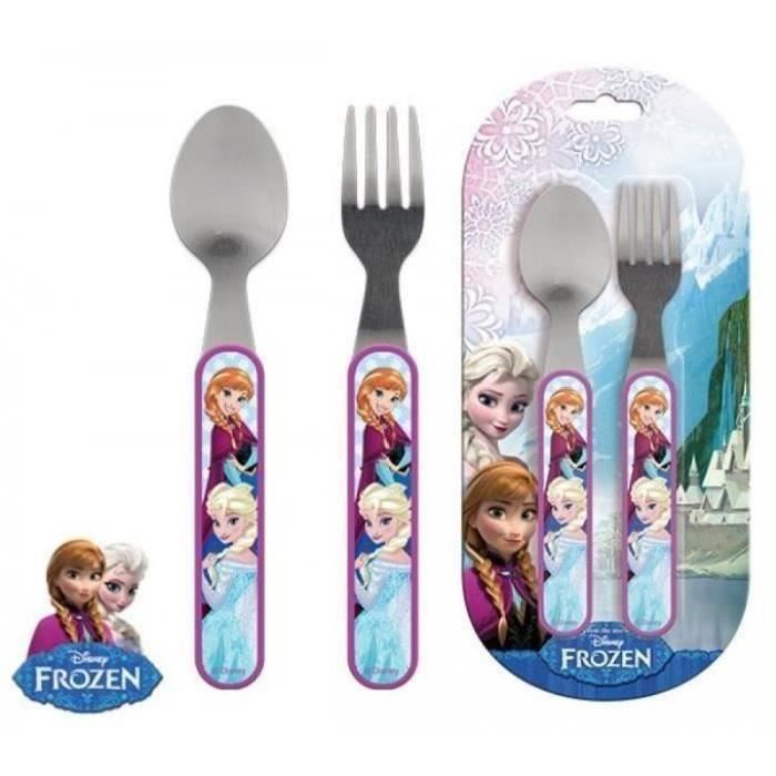 fourchette, cuillère Disney Frozen ensemble salle à manger-gobelet bol assiette COUVERTS Sac Cadeau