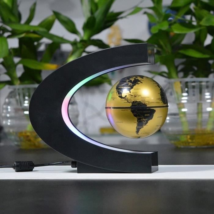 Jouet De Bureau Cinétique Anti-Gravité – Fidget Rotatif En Alliage D’Aluminium – Anti-Stress Et Déco De Bureau Hypnotique