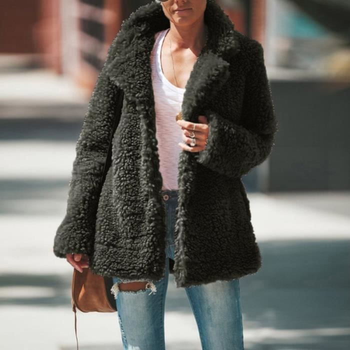 Manteau hotsell fourrure vert