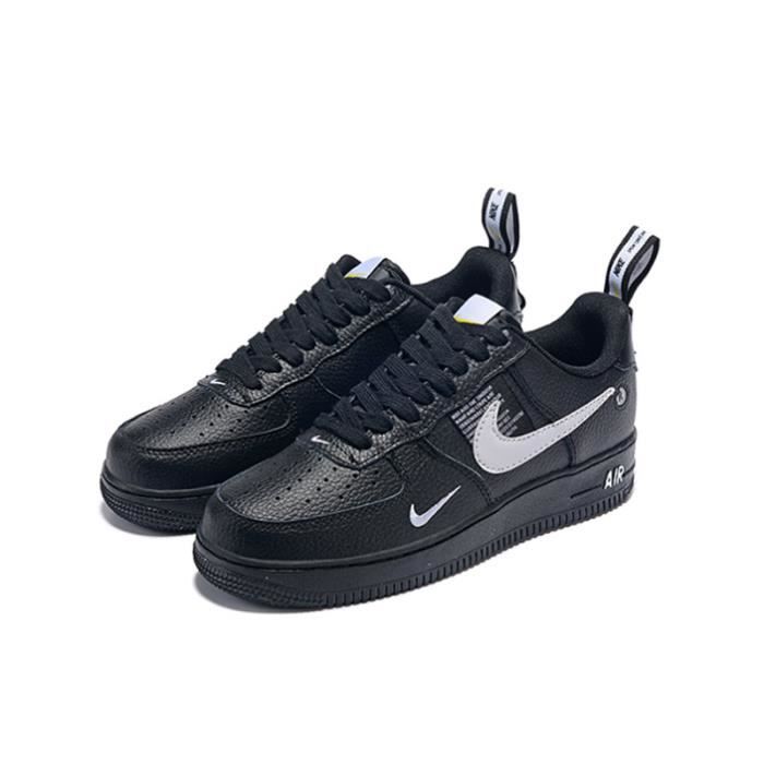 Baskets de running Nike AIR Force 1 Retro High pour homme et femme Noir Taille 41 Noir Cdiscount Chaussures