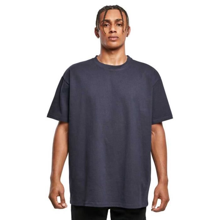 Build Your Brand Th surdimensionn T Shirt Bleu Marine M Homme