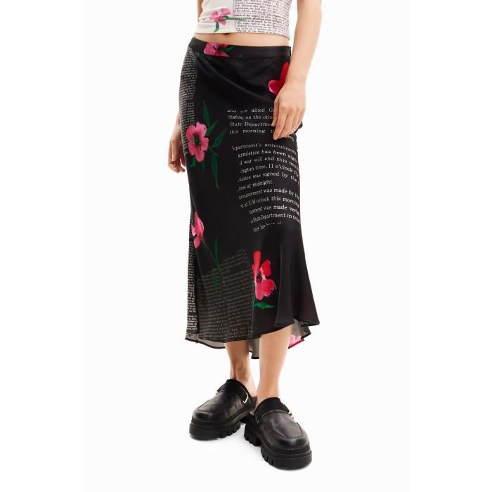 Jupe femme Desigual Siracusa Noir Cdiscount Pret a Porter