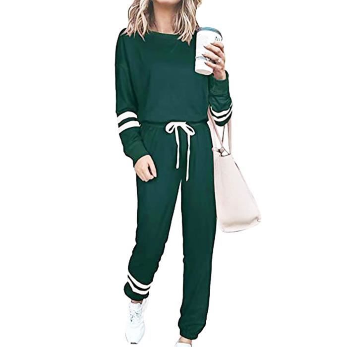 AmzBarley Ensembles Sportswear 2 Pièce Sports Casual Jogging Gym