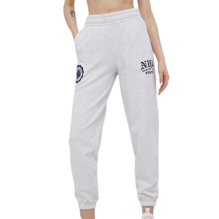Jogging Femme Superdry The 5th Down Gris Taille elastique Patch brode 60 coton 40 polyester Grey Cdiscount Pret a Porter