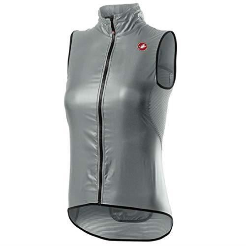 Gilet Castelli Aria W Gris argent Femme Léger et